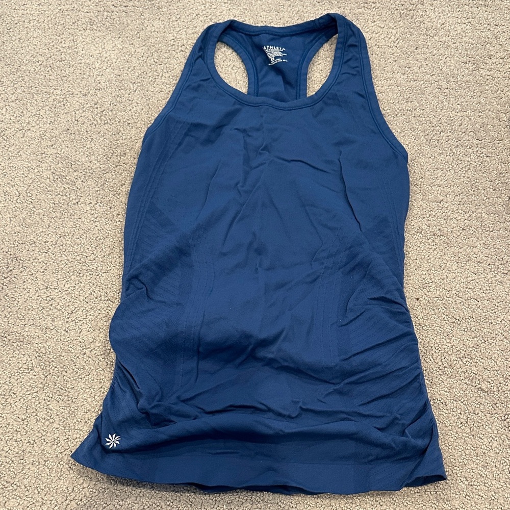 Athleta Deep Blue Racerback Tank